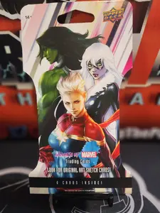 Upper Deck Women of Marvel 2024 Sleeved Pack! 6 Cards Per Pack!