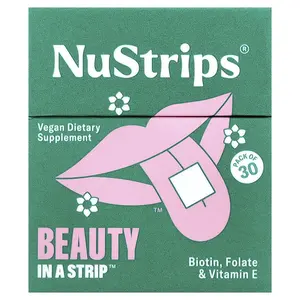 NuStrips Beauty In A Strip™, Sweet Strawberry, 30 Strips