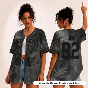 Kpop Group Bangtan-Camo Style Jersey, Custom Bangtan Boys Members Baseball Jersey For Army, Bangtan World Tour 2026 Merch Top, Bangtan Comeback 2026 Sports Vest