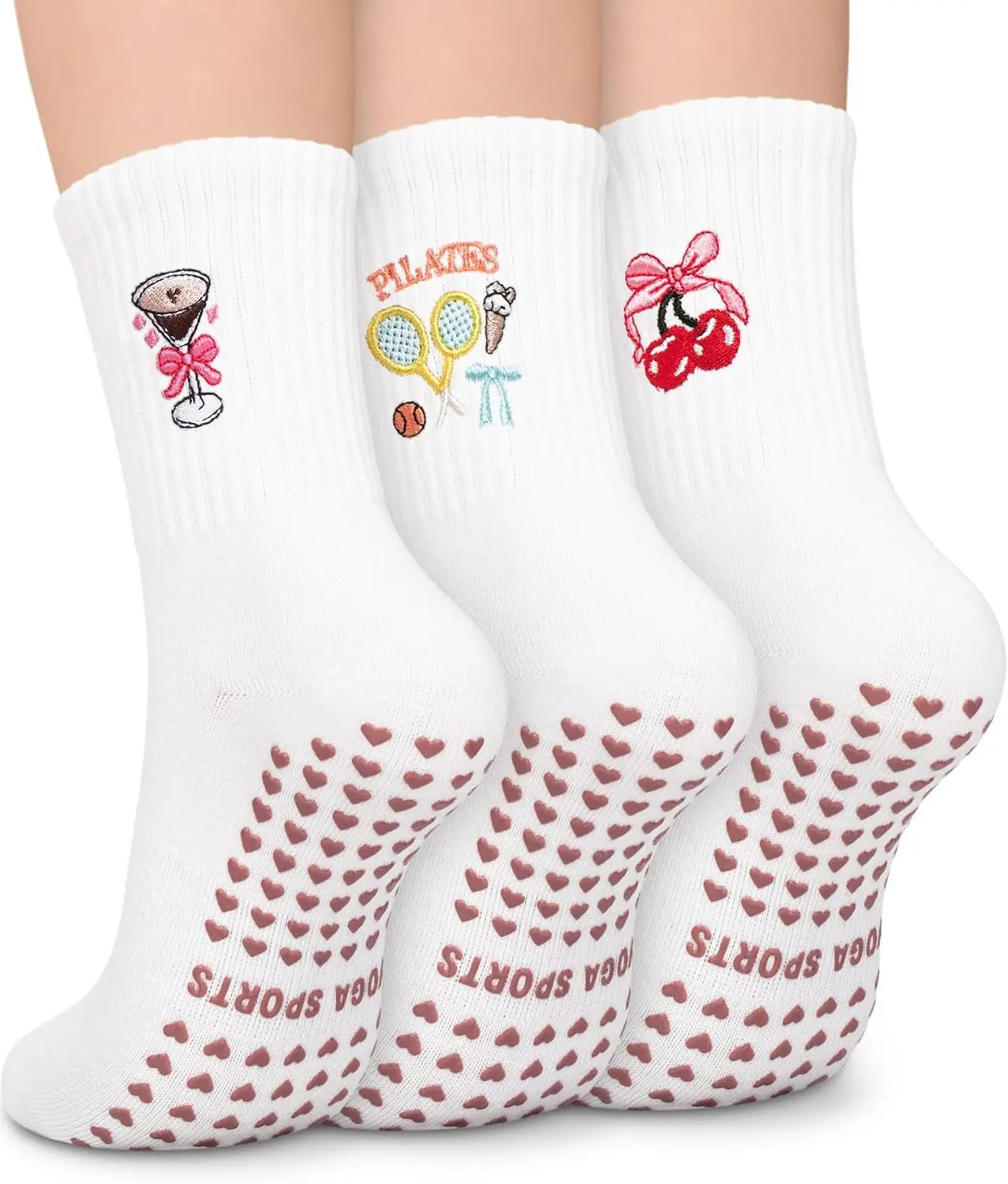 Pilates/Lagree Socks (3 Pair Pack)