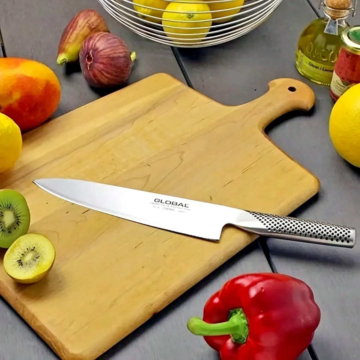 1Pc Japanese Chef Knife – Stainless Steel Home Kitchen Quality Knives for Precise Vegetable and Meat Cutting Great Gift Kitchen Tools