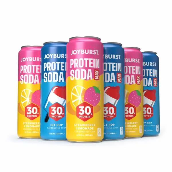Joyburst High-Protein Sport Energy Drink Max Variety Pack - 30g Protein, 12 fl oz Cans, 12-Pack Sparkling Beverage