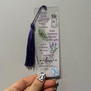 Practical Magic Superstitions Bookmark - Decorative Bookmark with Spells and Motivational Thoughts