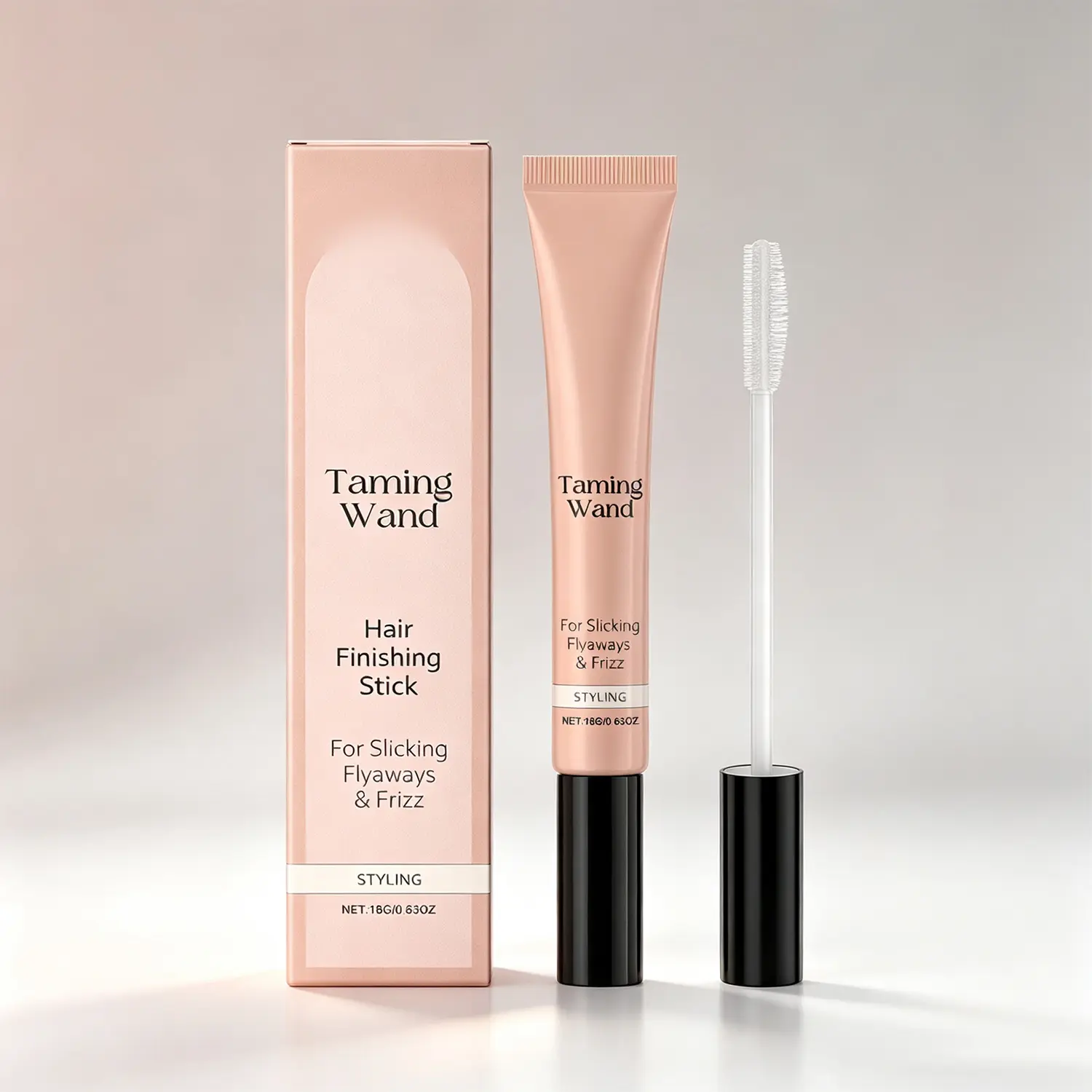 Hair Finishing Styling Stick for Flyaways & Frizz – Lightweight Moisturizing Hold, No Flaking Non-Greasy, Portable Taming Wand for Sleek Looks 18g