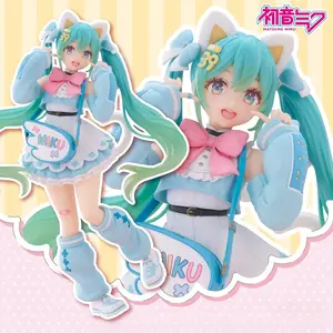 18cm Hatsune Miku Fashion Fancy PVC Anime Figure Official Figurine Collectible Model Table Ornament Fan Collection Holiday & Birthday Gifts