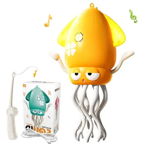 Smart Tentacle Explorer, Electric Dancing Octopus Squid Toy, Wiggly Octopus Toy with LED Lights and Music, Avoidanceoctopus Obstacle for Indoor