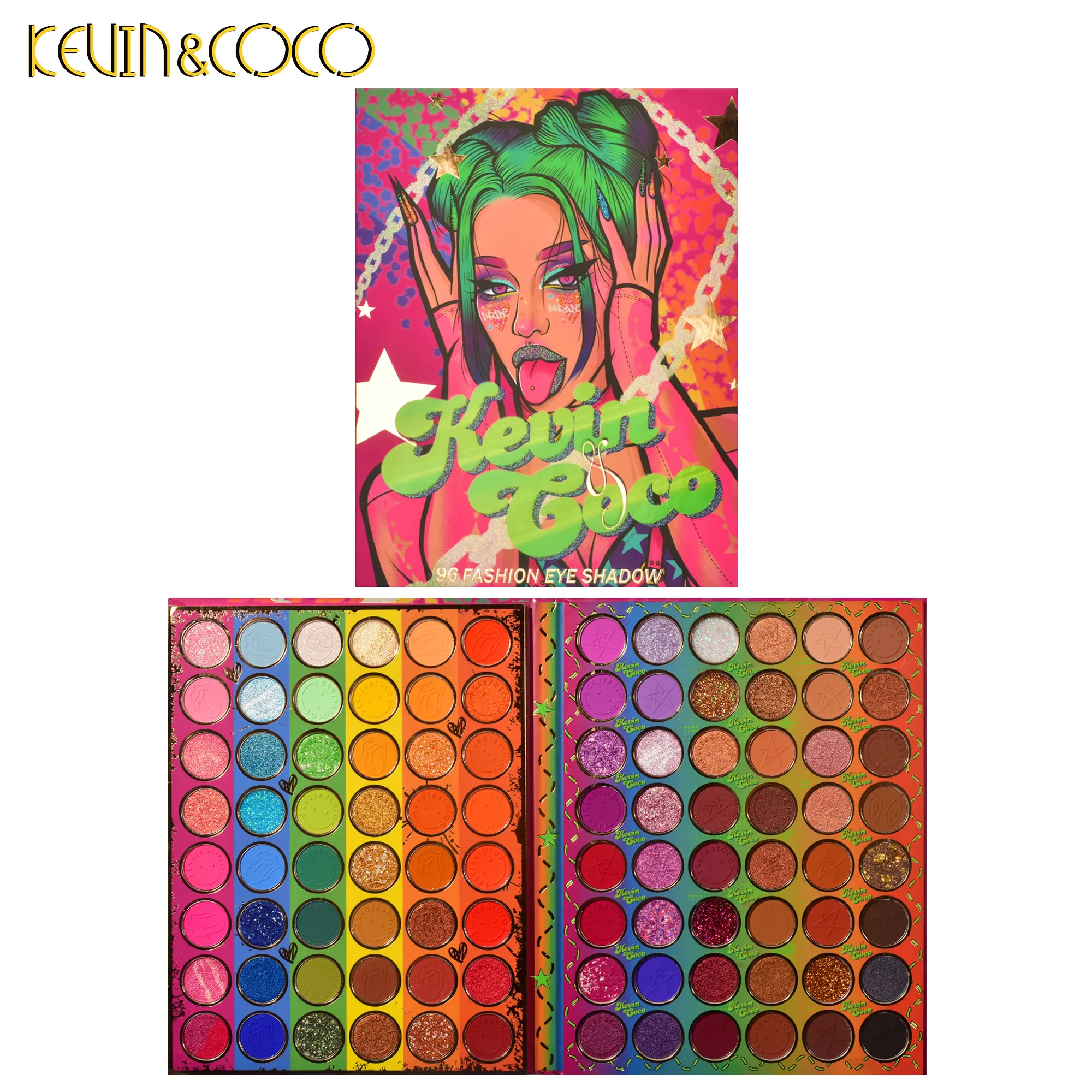 KEVIN&COCO Eyeshadow Palette - Smooth Application & Long-Lasting Color creatist  palette
