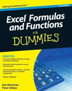 USED-Excel Formulas And Functions for Dummies by Ken Bluttman (Paperback)