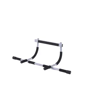 Iron Gym Pull-Up Bar - Total Upper Body Workout Bar for Doorway, No Screws Portable Door Frame Horizontal Chin-up Bar, Fitness Exercise