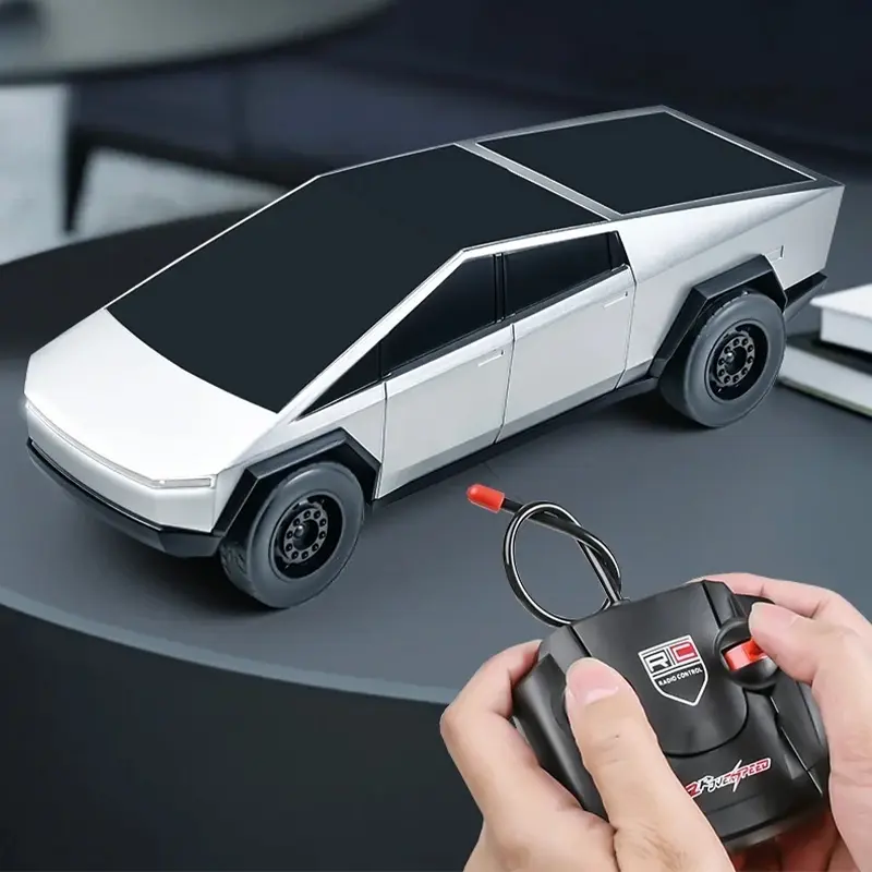 Cybertruck 1:14 Scale RC Car – High-Speed Off-Road Remote Control Toy with LED Lights, Authentic Collectible Design, Great Christmas Gift for Adults & Kids Ages 8+