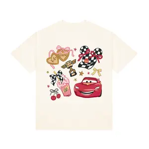 McQueen Cars Shirt, Coquette Bow Bracelet Cars Shirt, Cars Movie Shirt, Lightning McQueen Shirt, Piston Cup Champion Shirt