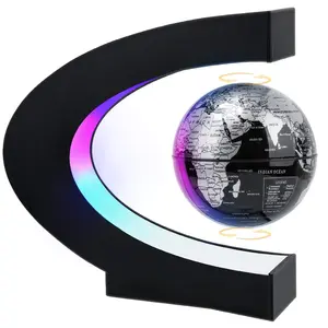 Magnetic Levitating Globe With Led Light  Cool Tech Gift For Men Father And Birthday Gifts Floating Globes World Desk Gadget Decor In Office Home/display Frame Stand