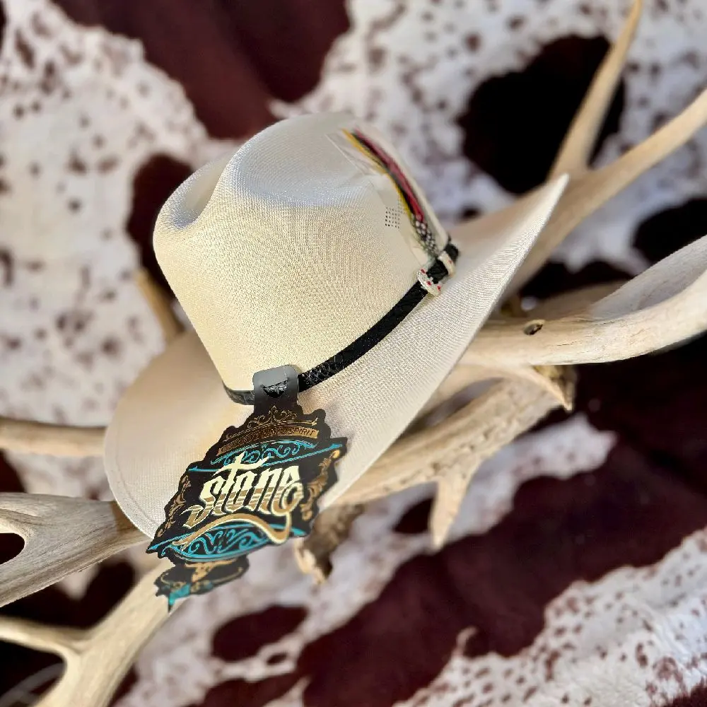 Stone 1000x Chaparral Mexico Cowboy Hat with 3 1/2 Brim and 4in Crown for Western Style