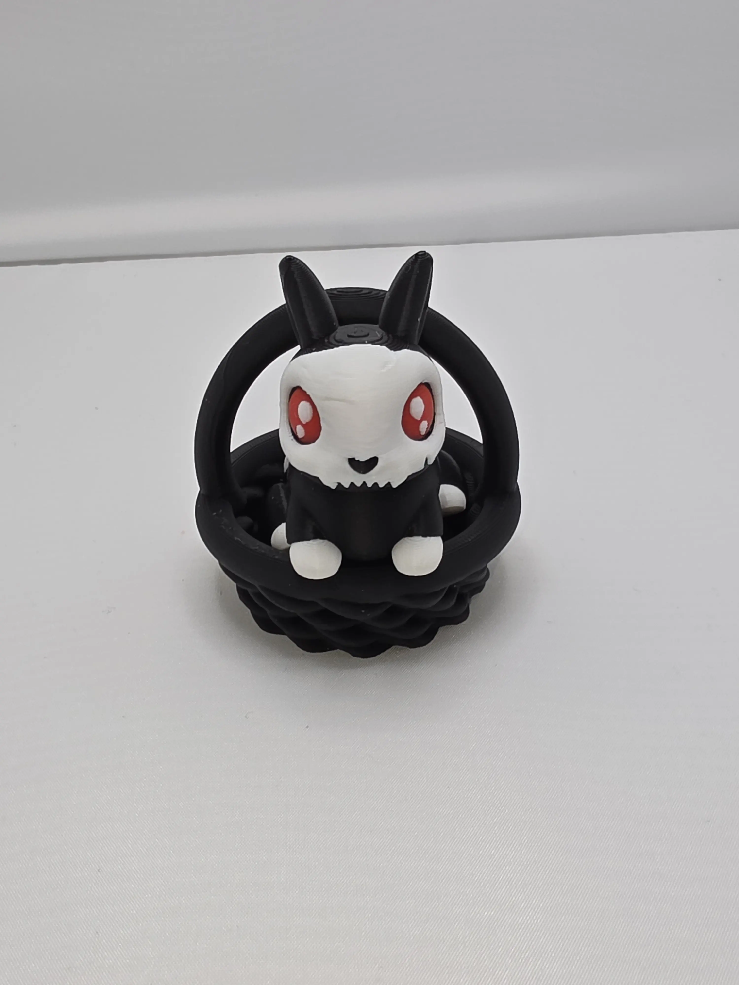 Bone Bunny & Basket 3D-Printed Flexi Model figet toys