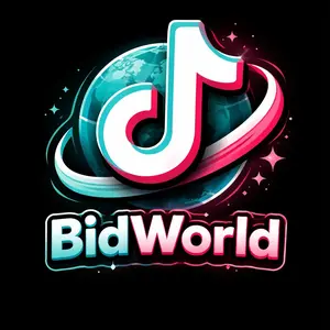 Bid World Red Color Stickers - Stickers for Fans