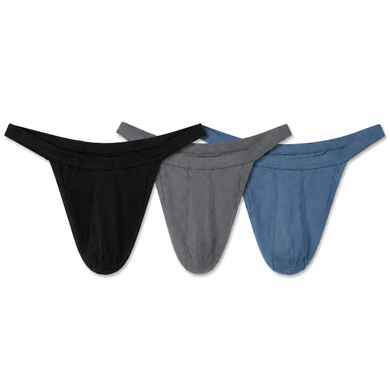 3 Pack Bamboo Thong Menswear 3 Pack Bamboo Thong Menswear