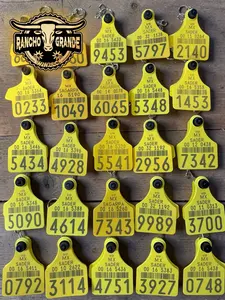 Genuine Key Chain Cow Tag