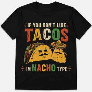 Funny Taco Shirt, Nacho Pun Graphic Tee.png