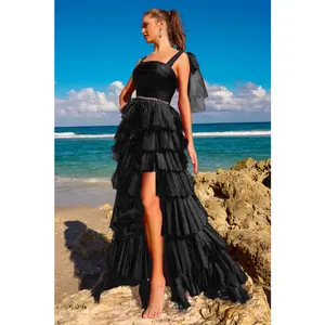 Layered Tulle Prom Dress 6125