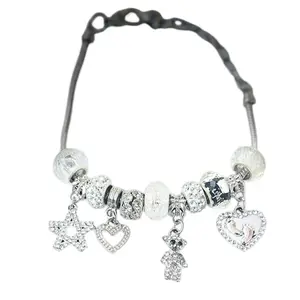 Energy Charm Bracelets Radiant gold/Silver Dangle with Red Gems & Heart Charms for Personalized Style and Positive Energy meaningful jewelry