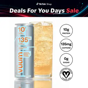 Drink Vuum White Peach Ginger Protein Sparkling Water