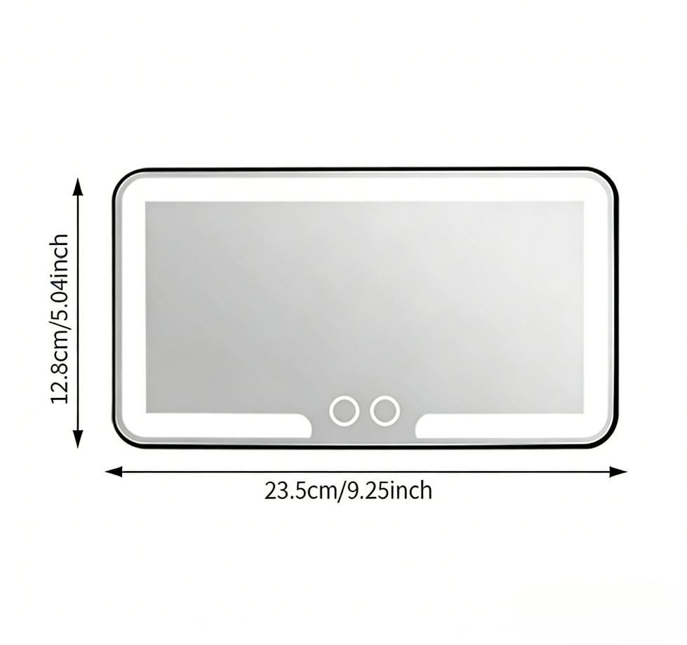 Car Sun Visor Makeup Mirror, LED Touch Screen Adjustable Brightness Auto Interior Makeup HD Mirror, Rechargeable Vanity Mirror | Girly Car Accessories | Car Stuff Car Sun Visor Makeup Mirror, LED Touch Screen Adjustable Brightness Auto Interior Makeup HD Mirror, Rechargeable Vanity Mirror | Girly Car Accessories | Car Stuff