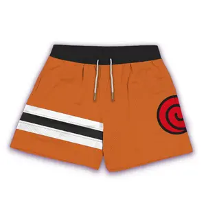 Naruto Uzumaki Gym Shorts Sport Knee Pants Basktetball Shorts