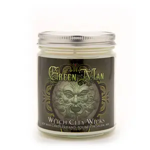 Green Man jar candle Green Man jar candle