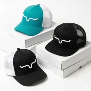 Kimes Ranch Weekly Upgrade 110 Snapback Hat - Ultra Trend Western Cap with 3D Embroidered Horns