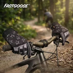 Men's & Women's Full Finger Off-Road Racing Gloves - Motorcycle Bicycle Mountain Bike Cycling Gloves for Outdoor Sports Mountaineering Dirt Bike Motocross Protective Breathable Durable Grip