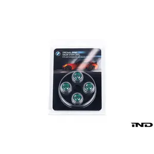 BMW Nitrogen Valve Stem Cap Set - Silver