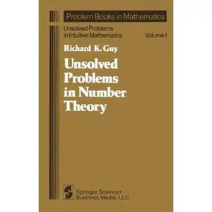 USED-Unsolved Problems in Number Theory (Problem Books in Mathematics) by Croft, H. T. (Hardcover)