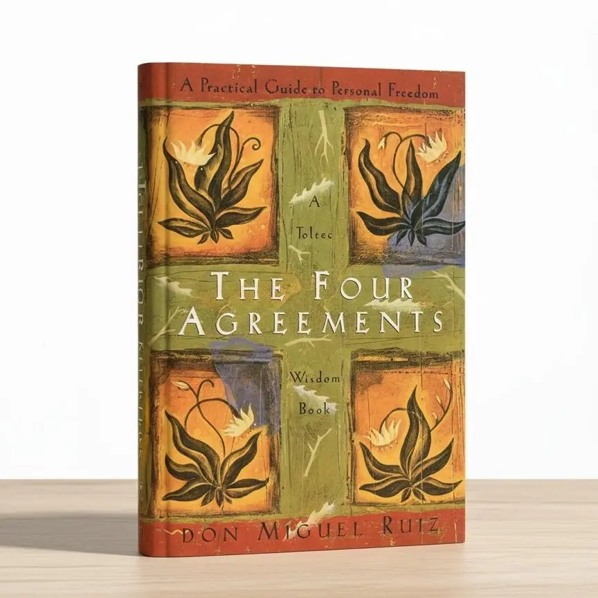 The 4 Agreements: English Self-Help Book for Personal Growth and Freedom - Paperback, November 7, 1997, Don Miguel Ruiz (Achieving Personal Freedom Guide)