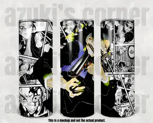 D Slayers Genya Anime Manga Panel Tumbler 20/25 oz (#203)