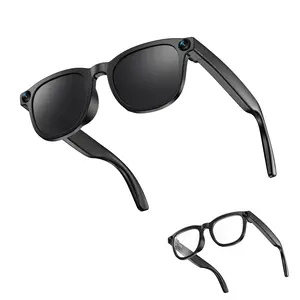 Smart AI Glasses with Camera, HD 1200P Video Recording Glasses, 32MP Photo, Bluetooth Camera Sunglasses, TR90 Frame, Noise Cancellation, Voice Assistant & Translation for Travel Driving Vlogging