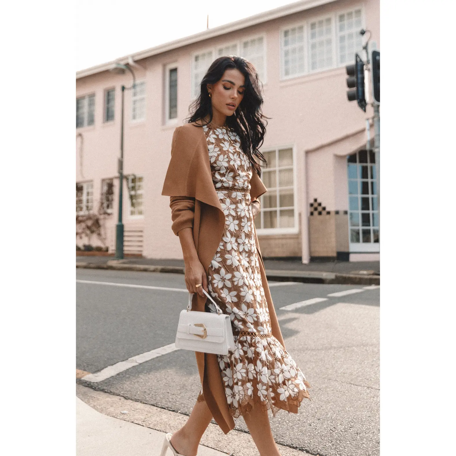 Pierre Long Sleeve Lace Maxi Dress - Mocha - TikTok Shop Pierre Long Sleeve Lace Maxi Dress - Mocha - TikTok Shop