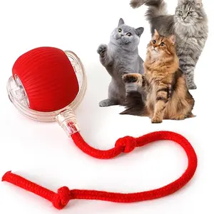 Interactive Cat Toy Ball, Fast Tail Design, 360° Automatic Rolling, Smart Pet Entertainment, Durable Bite-Resistant, Indoor Play