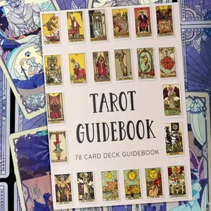 Tarot Study Journal, Comprehensive Guidebook for Learning Card Interpretations & Spreads - A Beginner's Notebook for Tarot Reading Practice, Ideal for Spiritual Seekers, Modern