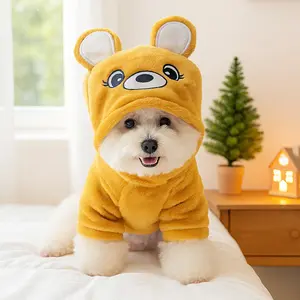 Rainbow Bear Transformation Costume, Two-Leg Clothes Outfits for Dogs and Cats, Puppy Costume, Suitable for Teddy, Bichon, Pomeranian, Yorkie, Small Dogs