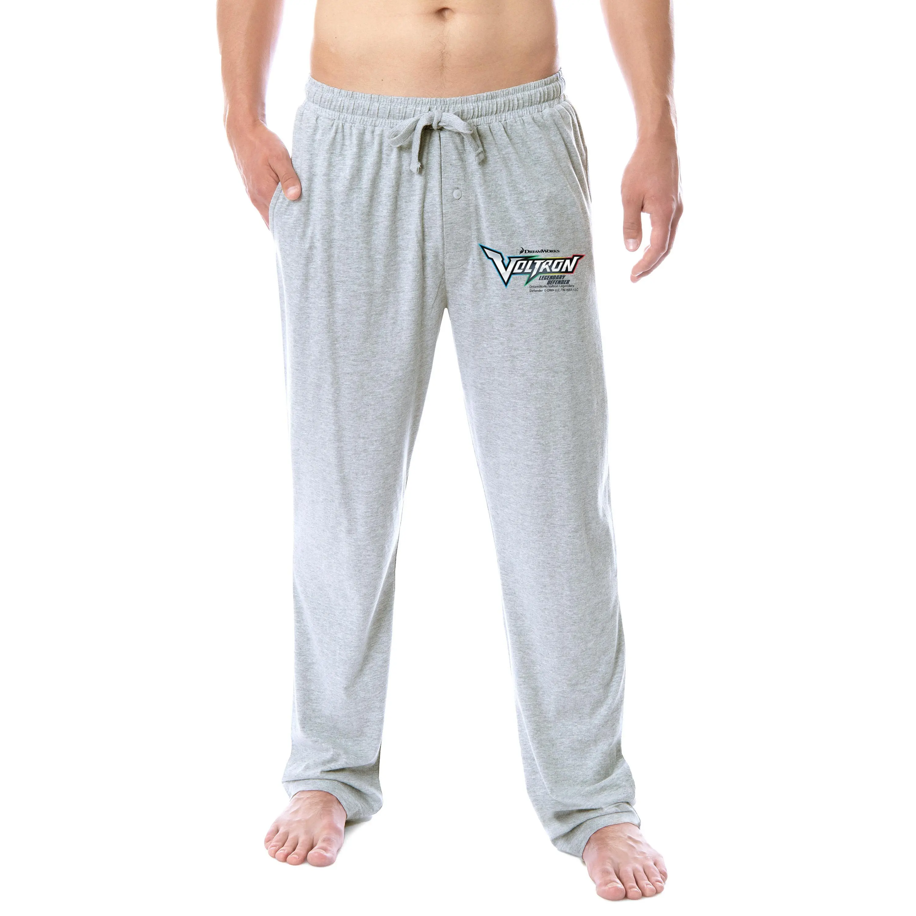 Voltron: Legendary Defender Mens' TV Series Show Character Title Logo Sleep Pajama Pants