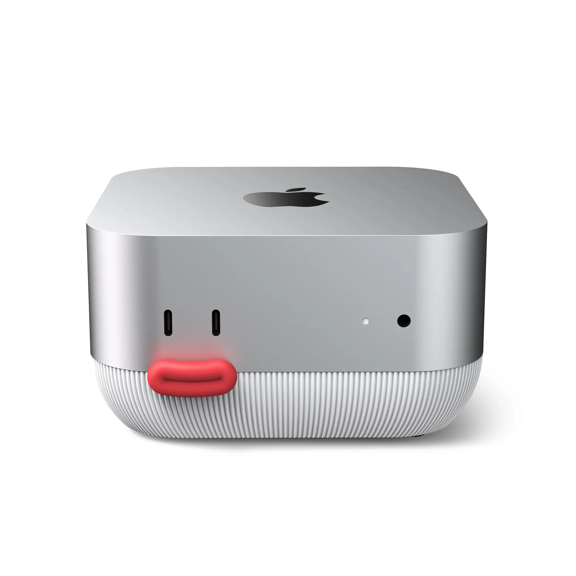 Lonelyfox Mac mini M4 & M4 Pro Dock Stand – Front Power Button