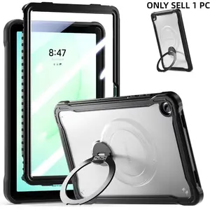 Suitable for The Samsung Galaxy Tab A11+ 11-inch Tablet Case.with A Glass Screen Protector, and A Shoulder Strap ，full Coverage, 360° Rotating Stand, Effectively Prevent Drops.