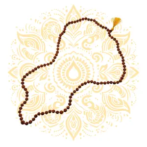 Small Rudraksha Beads Mala 32"