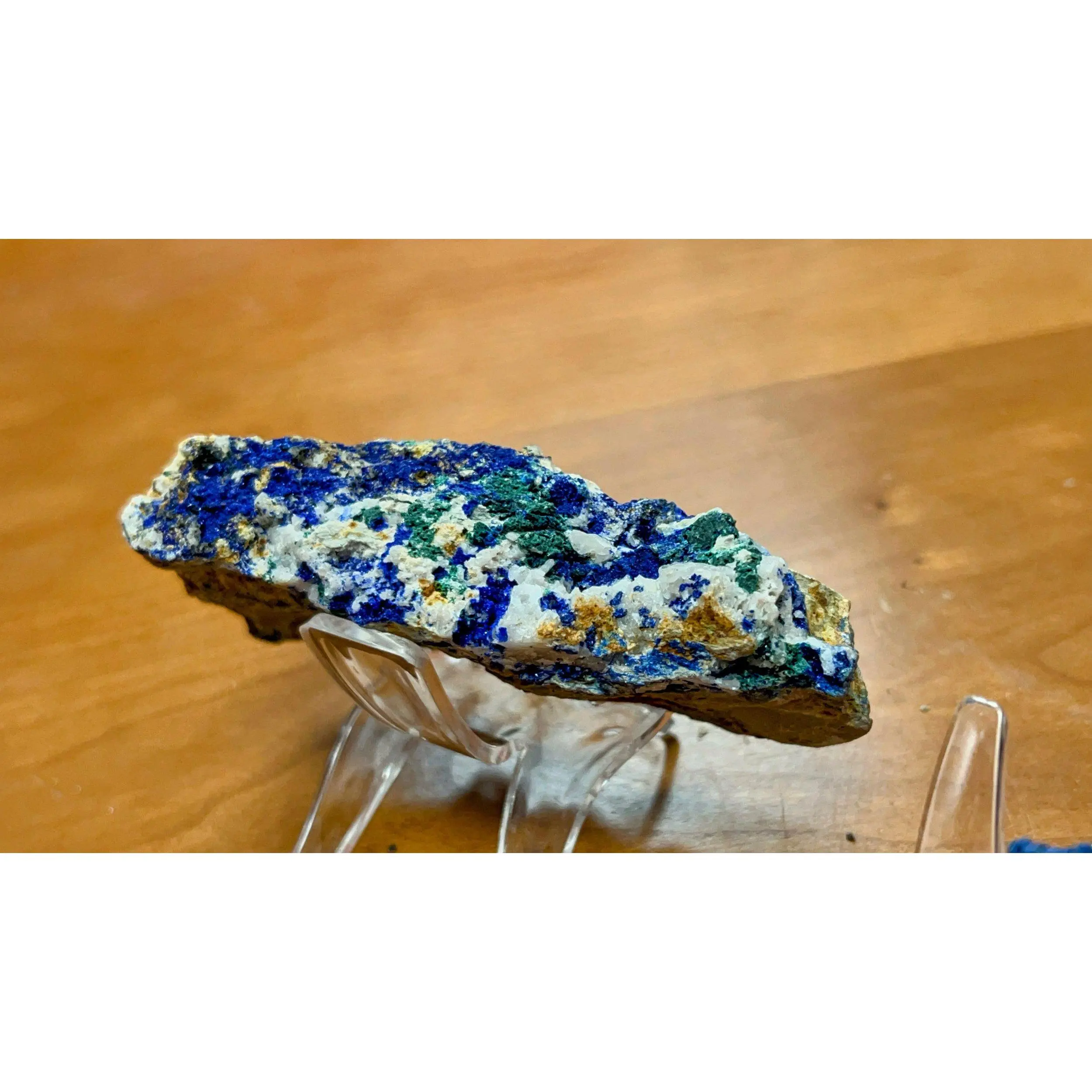 Azurite and Malachite natural crystal