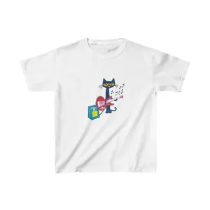 Pete the Cat Playing Guitar Baby Tee  Y2K Baby Tee, 90s Baby Tee, Graphic Shirt Crop, Coquette, Vintage Design