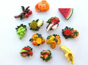 The Juicy Bunch – 12pc Farm Fresh Fruit Magnet Set Vibrant Mini Magnets for Fridge Kitchen Office Dorm Classroom Decor