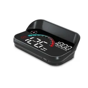 AZIJYV Windshield Speedometer Projector, Digital Speedometer for Car GPS Speedometer with Speed, Overspeed, Heads Up Display for Cars Suitable for All Vehicles