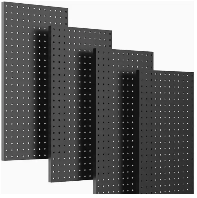2pcs Metal Pegboard Wall Panels, Peg Boards for Garage Tool Storage