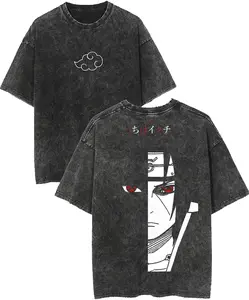 valentine shirts Anime Vintage Washed Shirt, Japanese Manga Tee, Washed Oversized Anime Shirt, Anime Gift for Fans