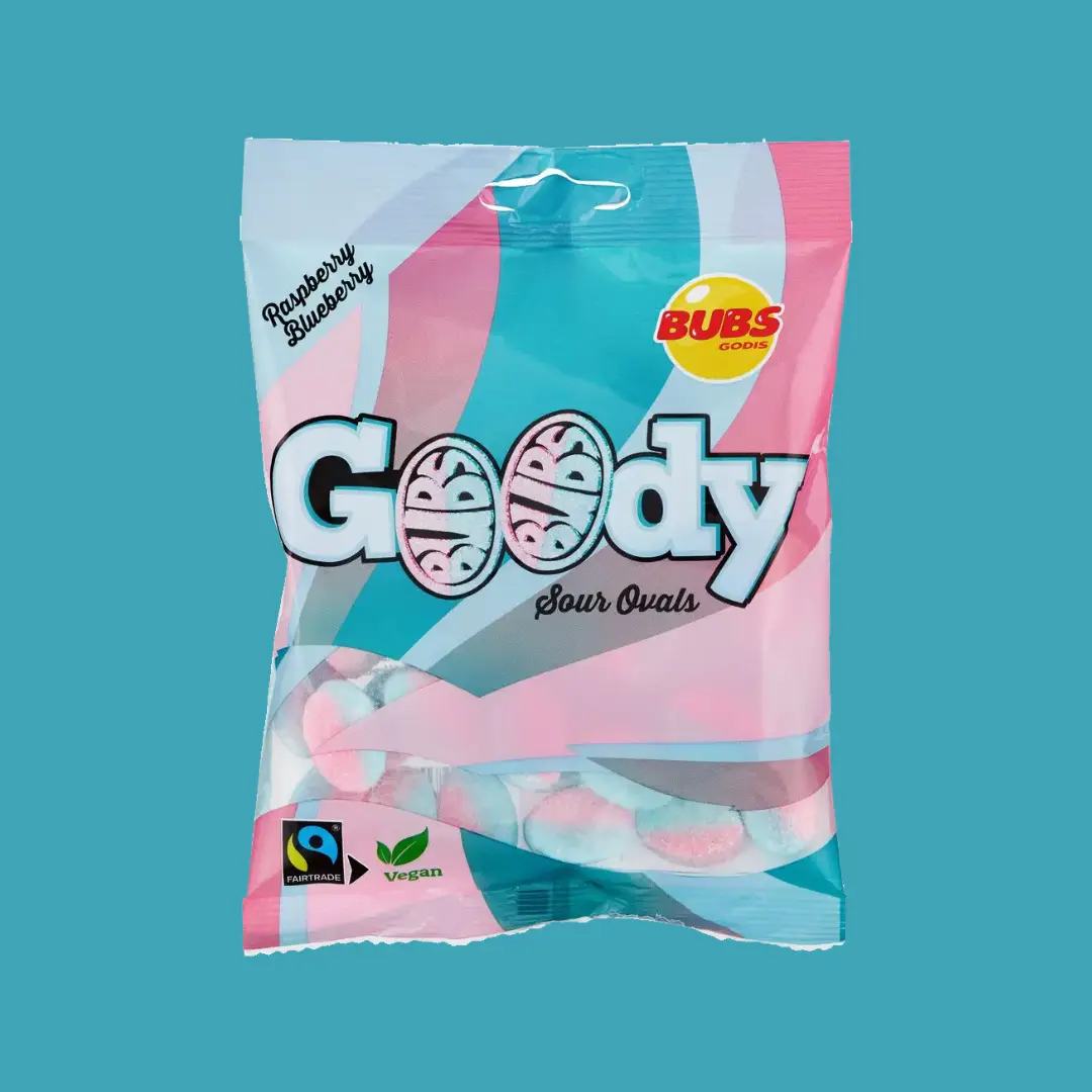 BUBS Raspberry Blueberry Ovals Mini